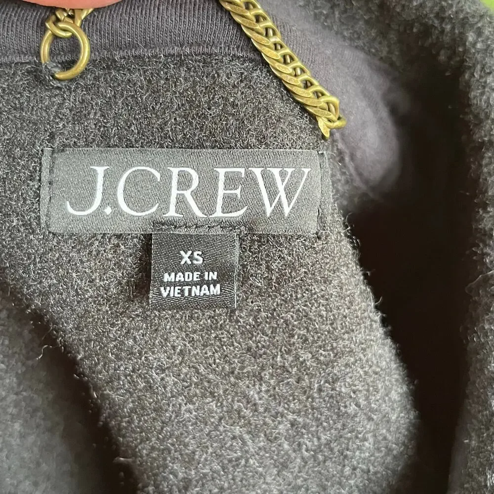 J.Crew Women's Boucle' Shirt-Jacket Black Size XS